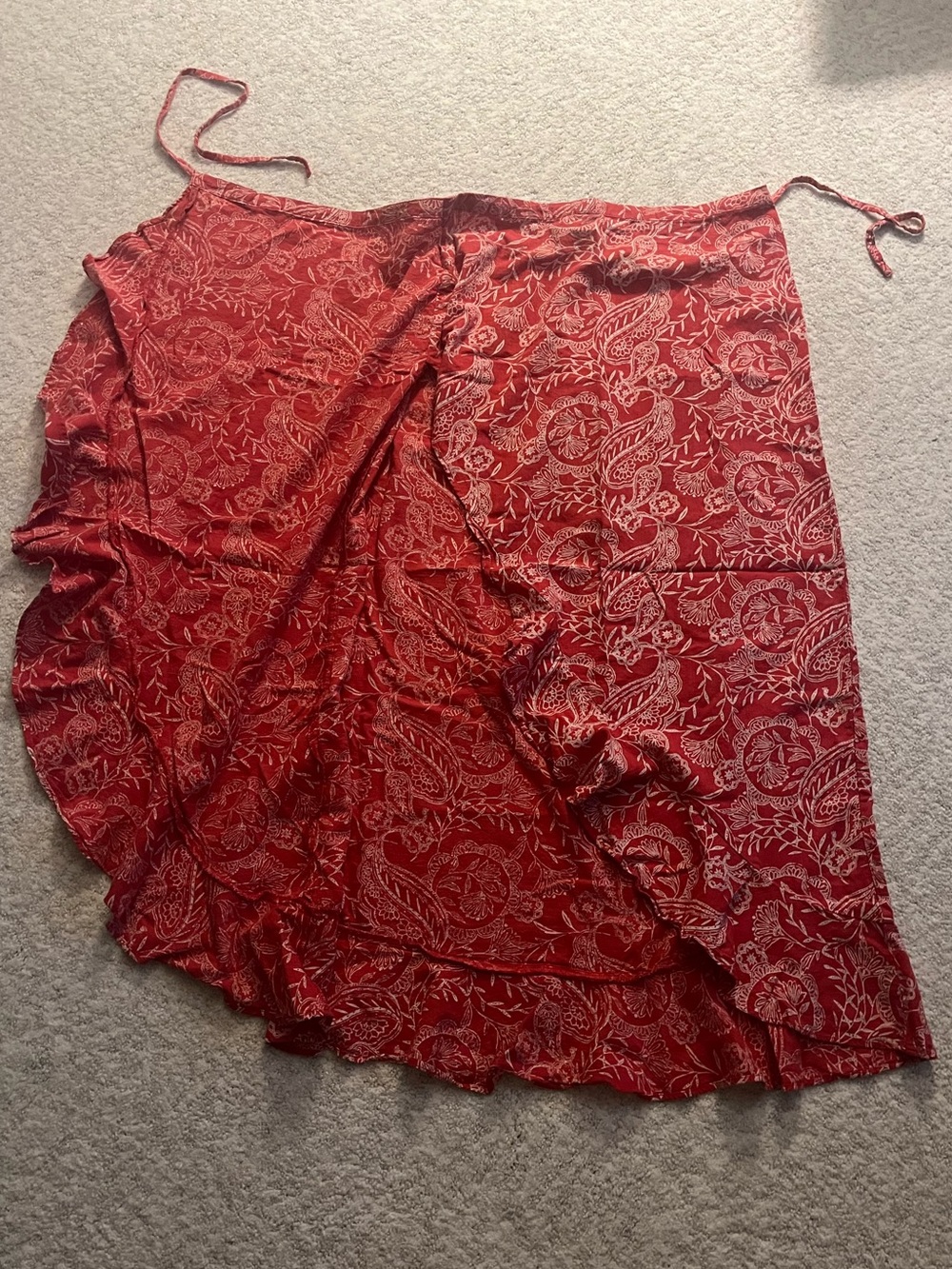 Universal Thread Ruffled Maxi Wrap Skirt - Picture 8 of 9